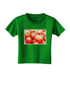 Watercolor Tomatoes Toddler T-Shirt Dark-Toddler T-Shirt-TooLoud-Clover-Green-2T-Davson Sales