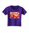 Watercolor Tomatoes Toddler T-Shirt Dark-Toddler T-Shirt-TooLoud-Purple-2T-Davson Sales