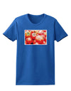 Watercolor Tomatoes Womens Dark T-Shirt-TooLoud-Royal-Blue-X-Small-Davson Sales