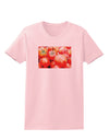 Watercolor Tomatoes Womens T-Shirt-Womens T-Shirt-TooLoud-PalePink-X-Small-Davson Sales