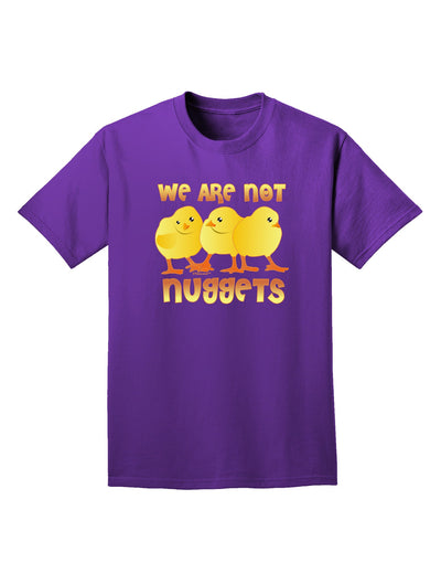 We Are Not Nuggets Adult Dark T-Shirt-Mens T-Shirt-TooLoud-Purple-Small-Davson Sales