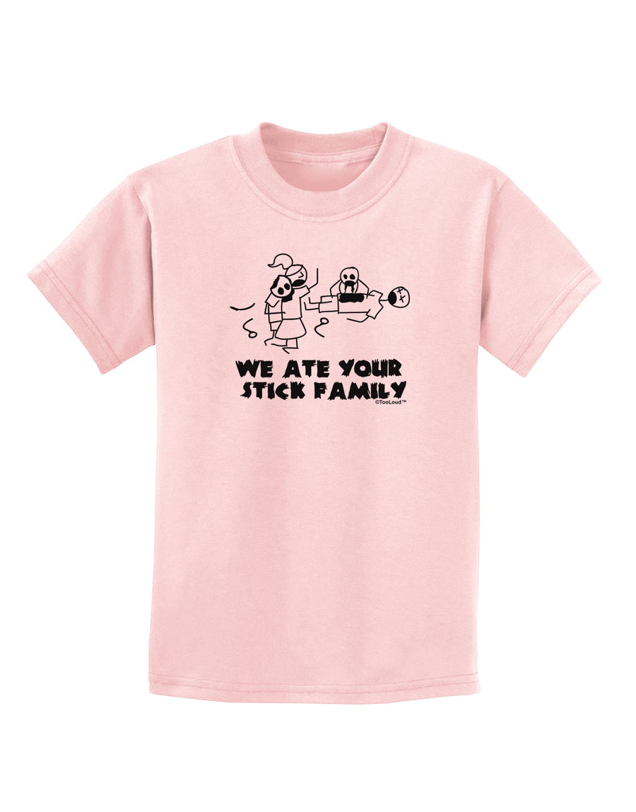 We Ate Your Stick Family - Funny Childrens T-Shirt by TooLoud-Childrens T-Shirt-TooLoud-White-X-Small-Davson Sales