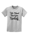 We shall Overcome Fearlessly Childrens T-Shirt-Childrens T-Shirt-TooLoud-AshGray-X-Small-Davson Sales