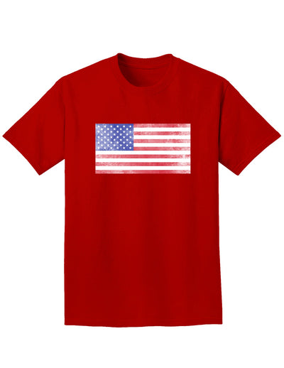 Weathered American Flag Adult Dark T-Shirt-Mens T-Shirt-TooLoud-Red-Small-Davson Sales