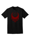 Weeping Crescent Blood Moon Star Adult Dark T-Shirt-Mens T-Shirt-TooLoud-Black-Small-Davson Sales