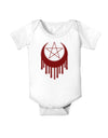 Weeping Crescent Blood Moon Star Baby Romper Bodysuit-Baby Romper-TooLoud-White-06-Months-Davson Sales