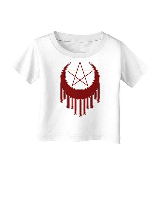 Weeping Crescent Blood Moon Star Infant T-Shirt-Infant T-Shirt-TooLoud-White-06-Months-Davson Sales