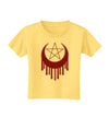 Weeping Crescent Blood Moon Star Toddler T-Shirt-Toddler T-Shirt-TooLoud-Daffodil-Yellow-2T-Davson Sales