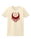 Weeping Crescent Blood Moon Star Womens T-Shirt-Womens T-Shirt-TooLoud-Natural-X-Small-Davson Sales