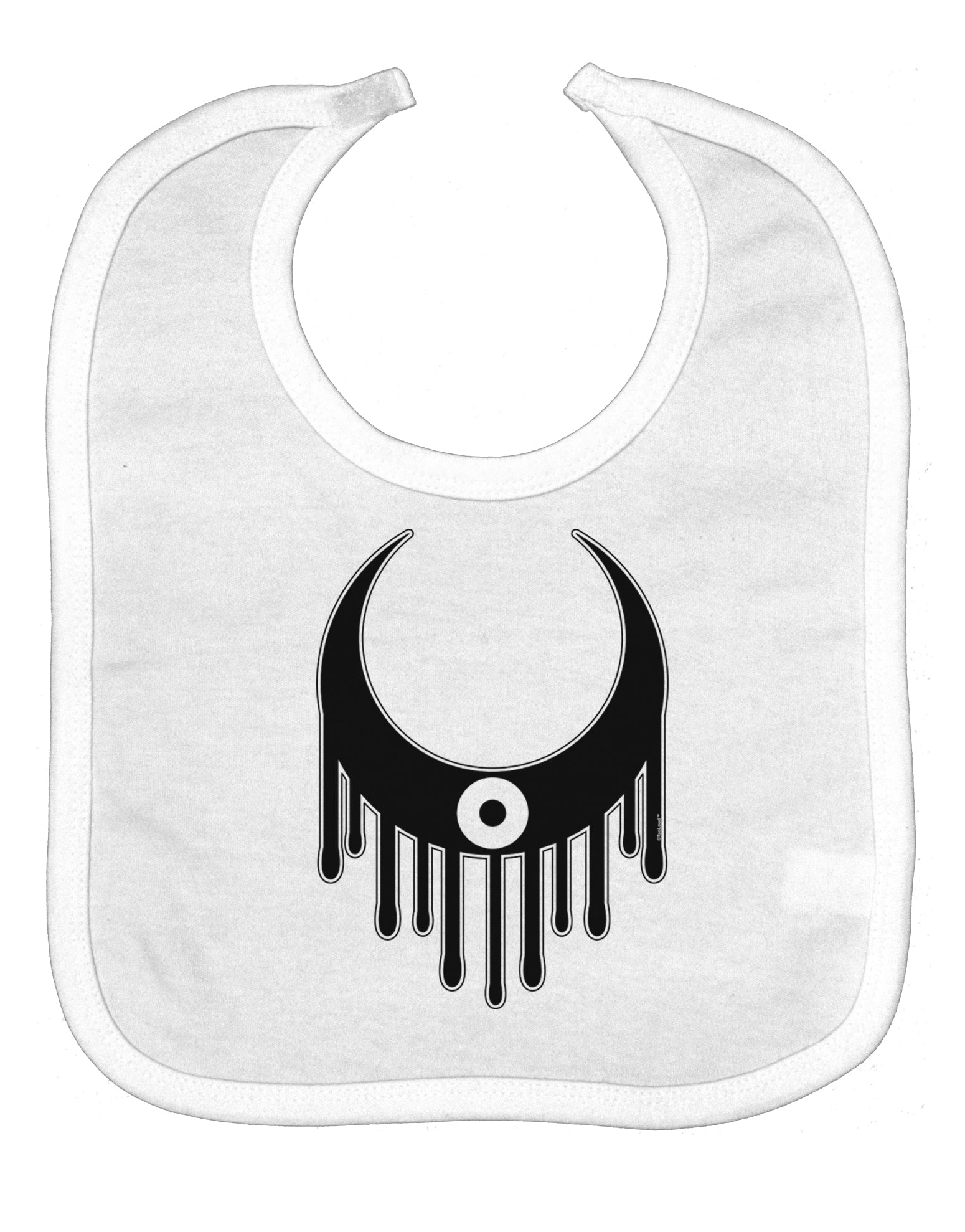 Weeping Crescent Eye - Halloween Baby Bib