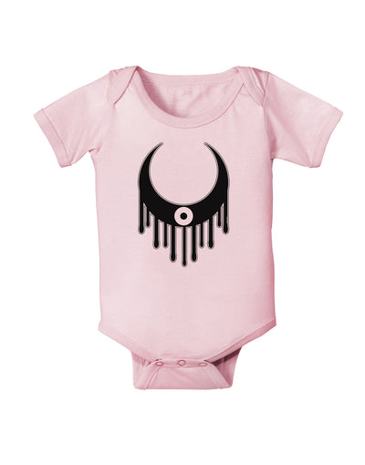 Weeping Crescent Eye - Halloween Baby Romper Bodysuit-Baby Romper-TooLoud-Light-Pink-06-Months-Davson Sales