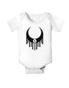 Weeping Crescent Eye - Halloween Baby Romper Bodysuit-Baby Romper-TooLoud-White-06-Months-Davson Sales