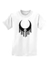 Weeping Crescent Eye - Halloween Childrens T-Shirt-Childrens T-Shirt-TooLoud-White-X-Small-Davson Sales