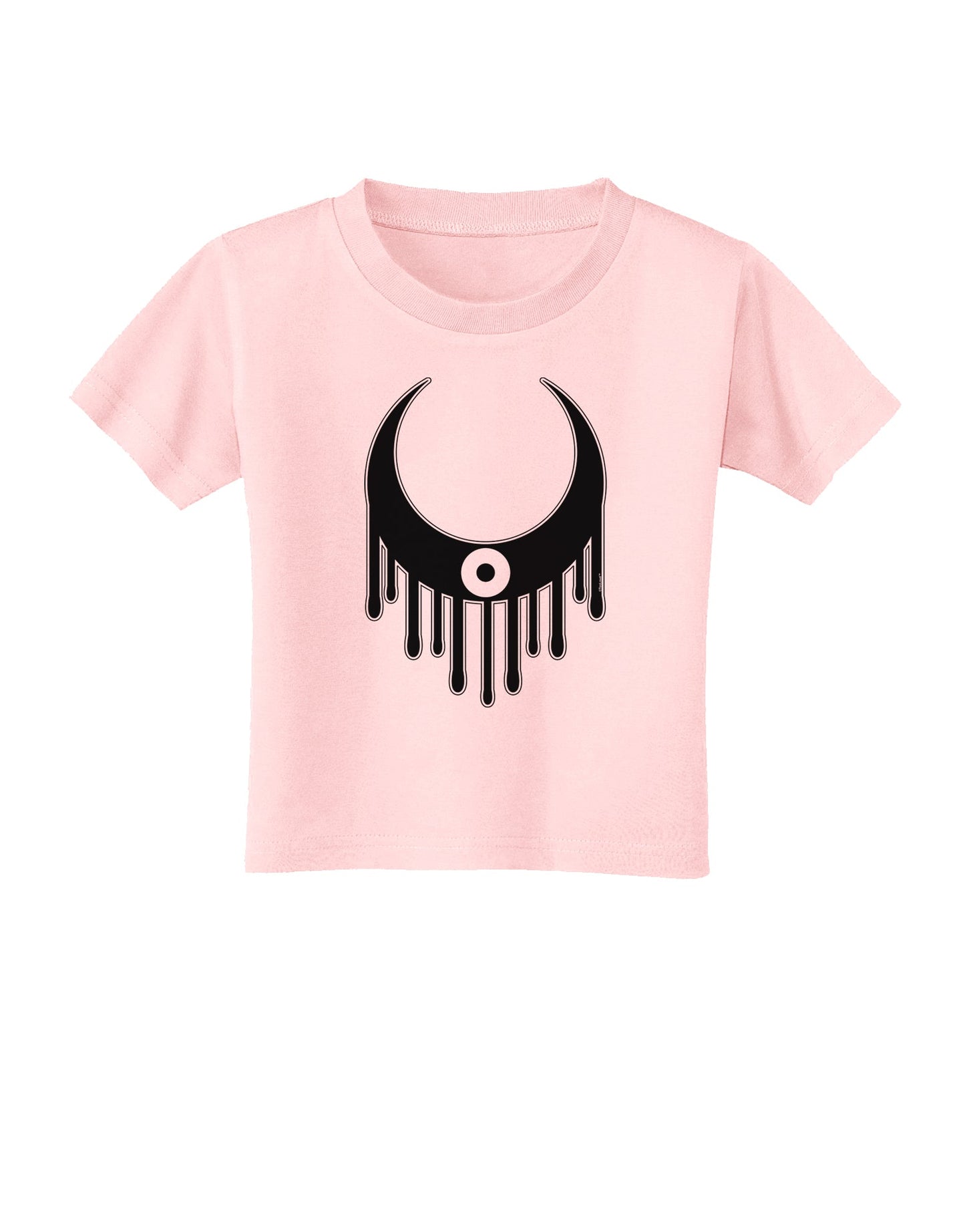 Weeping Crescent Eye - Halloween Toddler T-Shirt-Toddler T-Shirt-TooLoud-Light-Pink-2T-Davson Sales