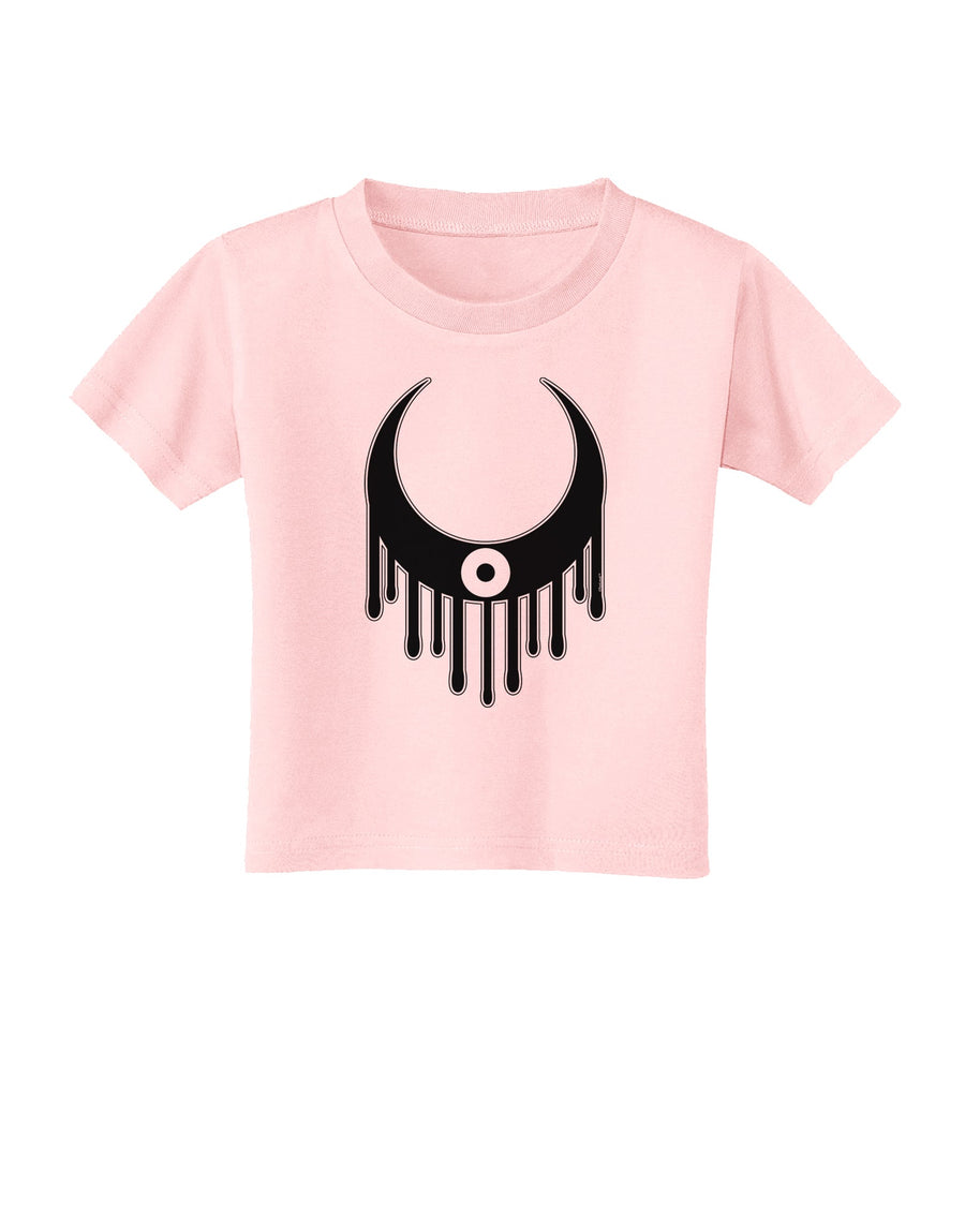 Weeping Crescent Eye - Halloween Toddler T-Shirt-Toddler T-Shirt-TooLoud-White-2T-Davson Sales