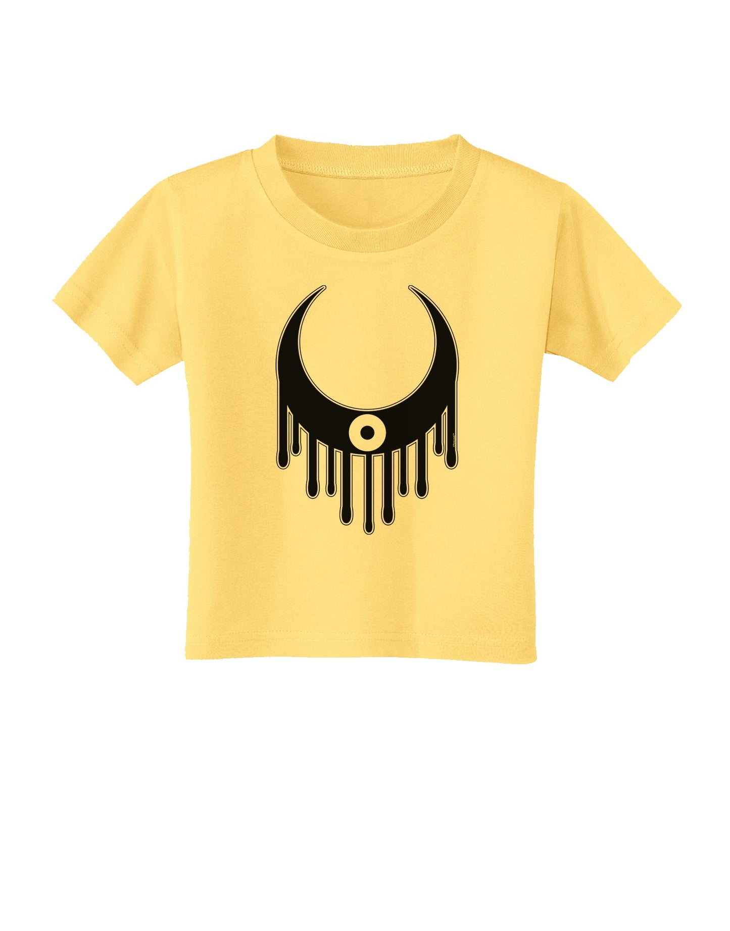 Weeping Crescent Eye - Halloween Toddler T-Shirt-Toddler T-Shirt-TooLoud-Daffodil-Yellow-2T-Davson Sales