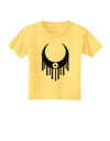 Weeping Crescent Eye - Halloween Toddler T-Shirt-Toddler T-Shirt-TooLoud-Daffodil-Yellow-2T-Davson Sales