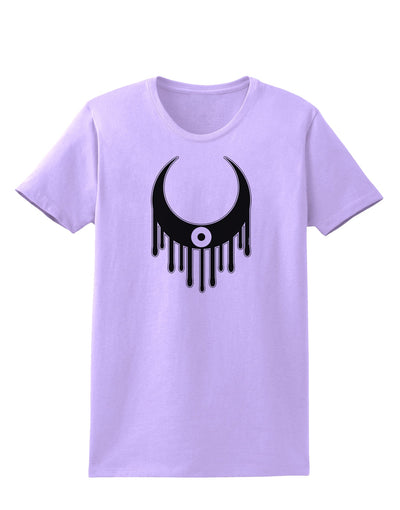 Weeping Crescent Eye - Halloween Womens T-Shirt-Womens T-Shirt-TooLoud-Lavender-X-Small-Davson Sales