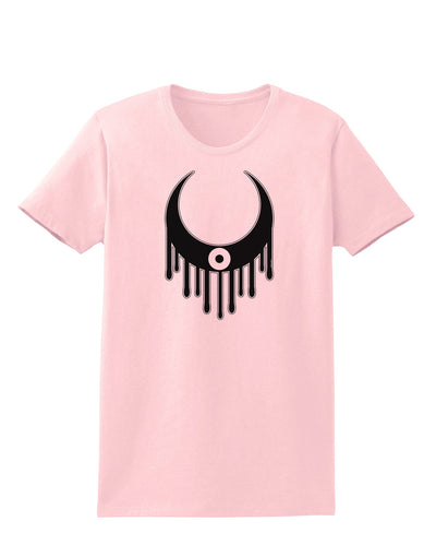 Weeping Crescent Eye - Halloween Womens T-Shirt-Womens T-Shirt-TooLoud-PalePink-X-Small-Davson Sales