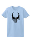 Weeping Crescent Eye - Halloween Womens T-Shirt-Womens T-Shirt-TooLoud-Light-Blue-X-Small-Davson Sales