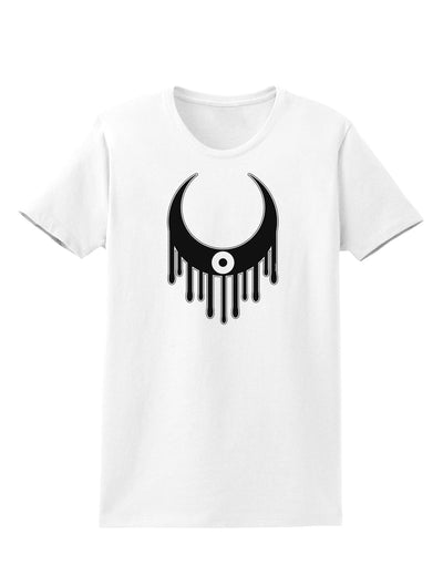 Weeping Crescent Eye - Halloween Womens T-Shirt-Womens T-Shirt-TooLoud-White-X-Small-Davson Sales