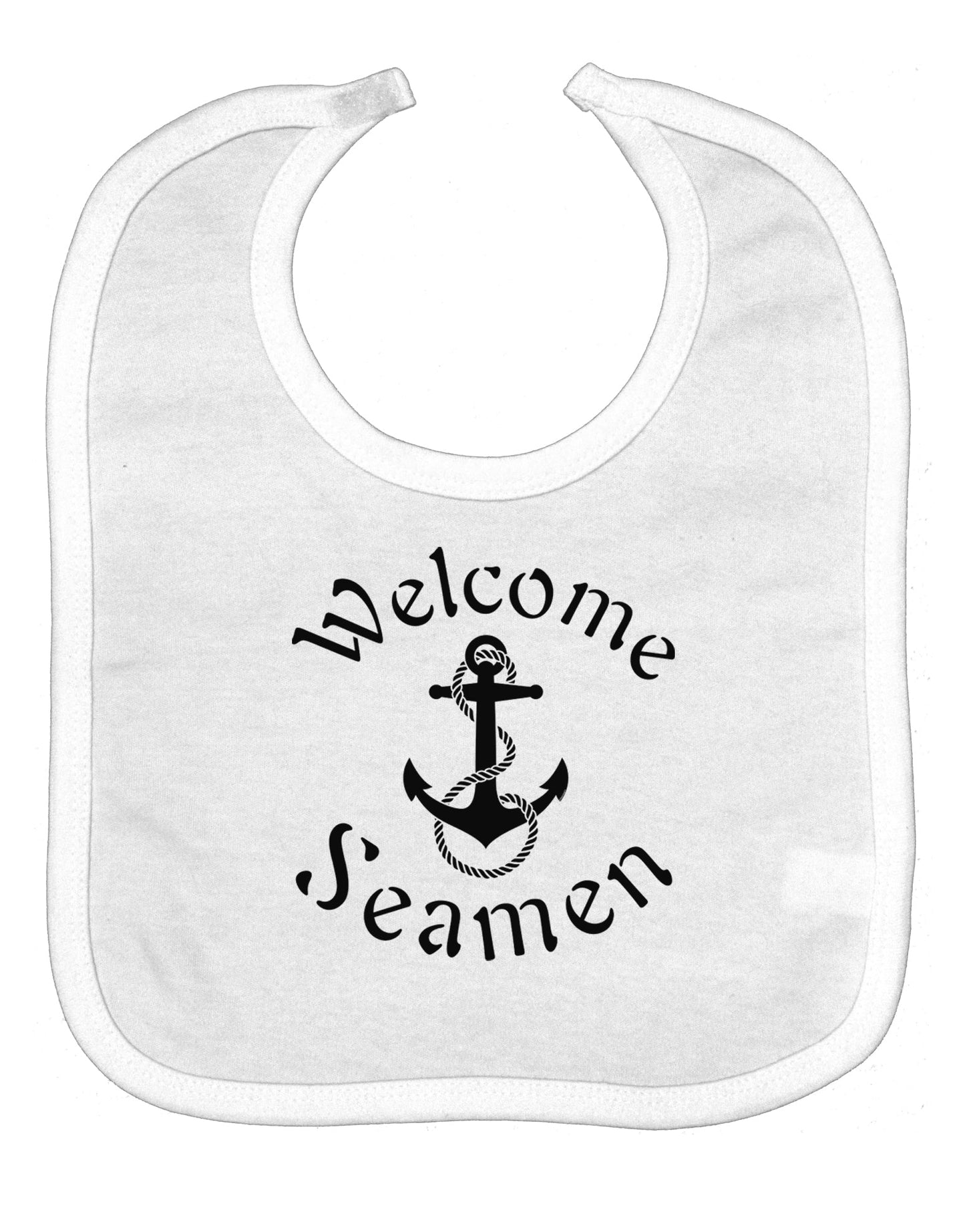 Welcome Seamen Baby Bib