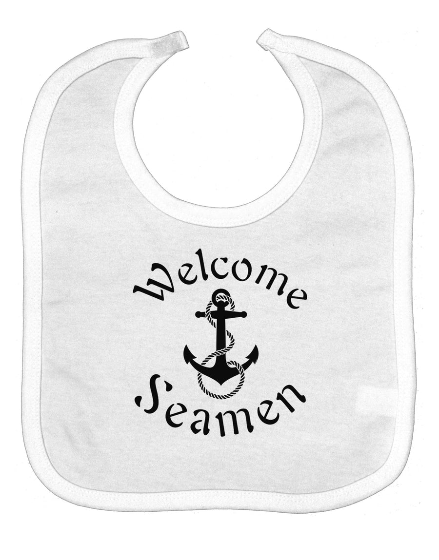 Welcome Seamen Baby Bib