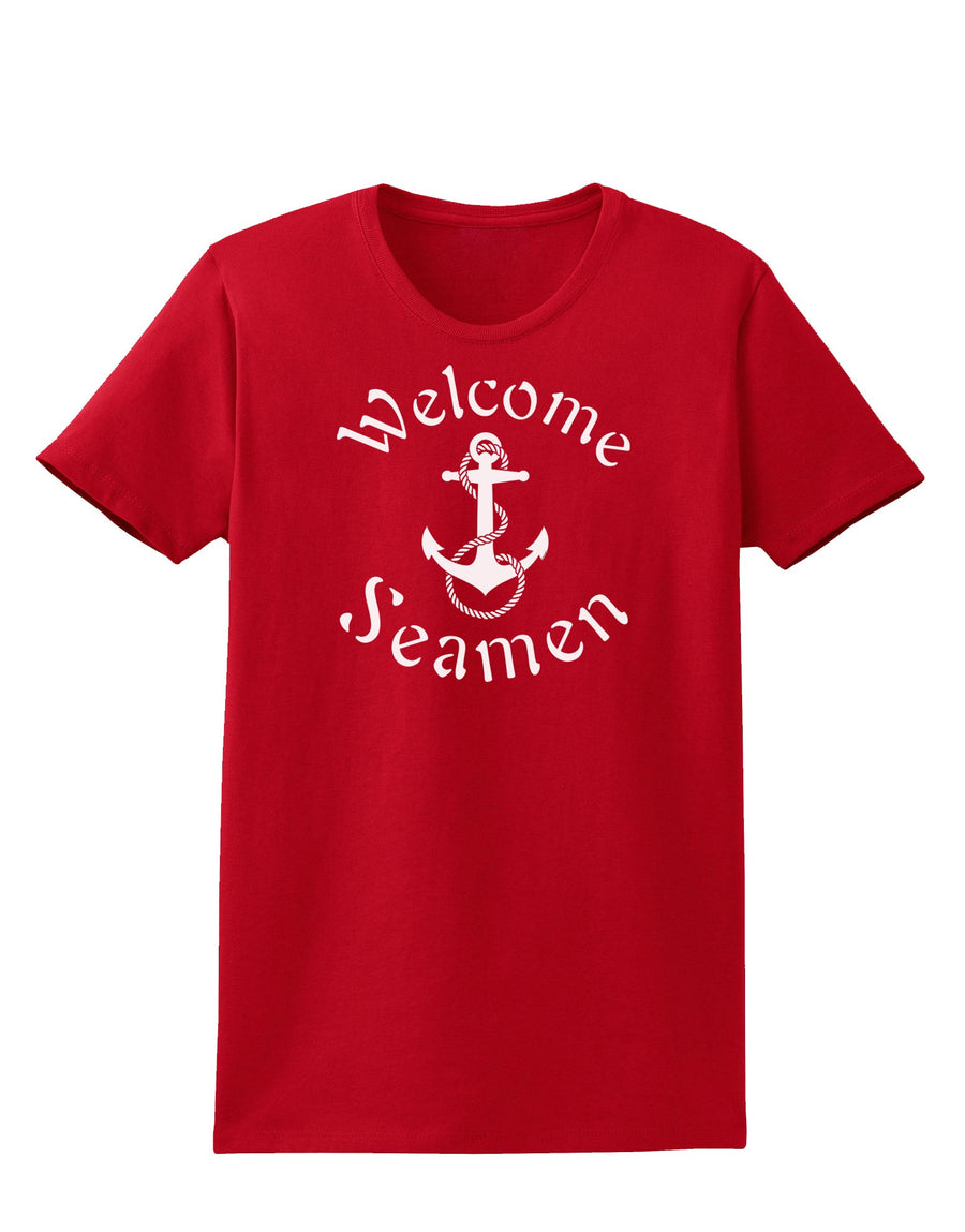 Welcome Seamen Womens Dark T-Shirt-TooLoud-Black-X-Small-Davson Sales