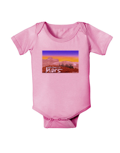 Welcome to Mars Baby Romper Bodysuit-Baby Romper-TooLoud-Pink-06-Months-Davson Sales