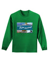 Welcome to Palm Springs Collage Adult Long Sleeve Dark T-Shirt-TooLoud-Kelly-Green-Small-Davson Sales