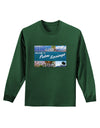 Welcome to Palm Springs Collage Adult Long Sleeve Dark T-Shirt-TooLoud-Dark-Green-Small-Davson Sales