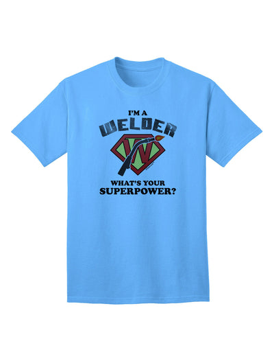 Welder - Superpower Adult T-Shirt-unisex t-shirt-TooLoud-Aquatic-Blue-Small-Davson Sales