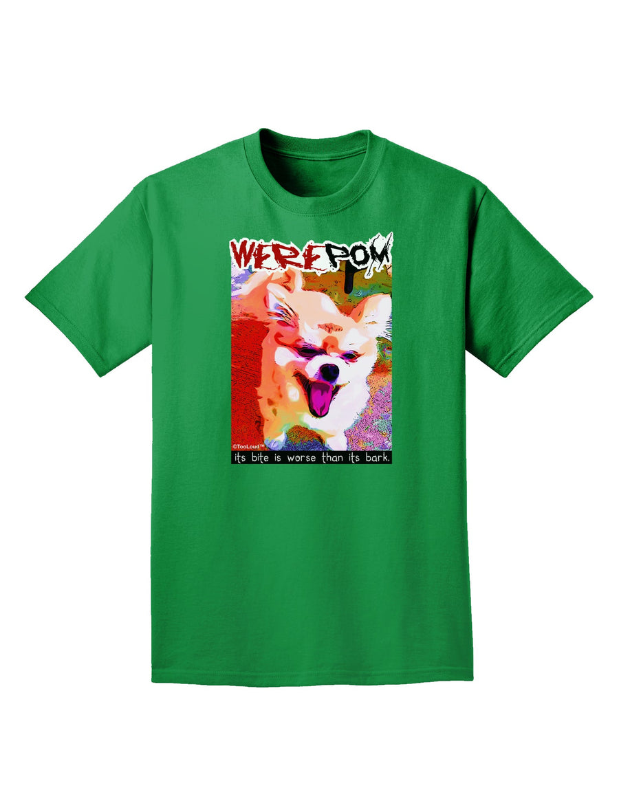 WerePom - Werewolf Pomeranian Adult Dark T-Shirt by TooLoud-Mens T-Shirt-TooLoud-Purple-Small-Davson Sales