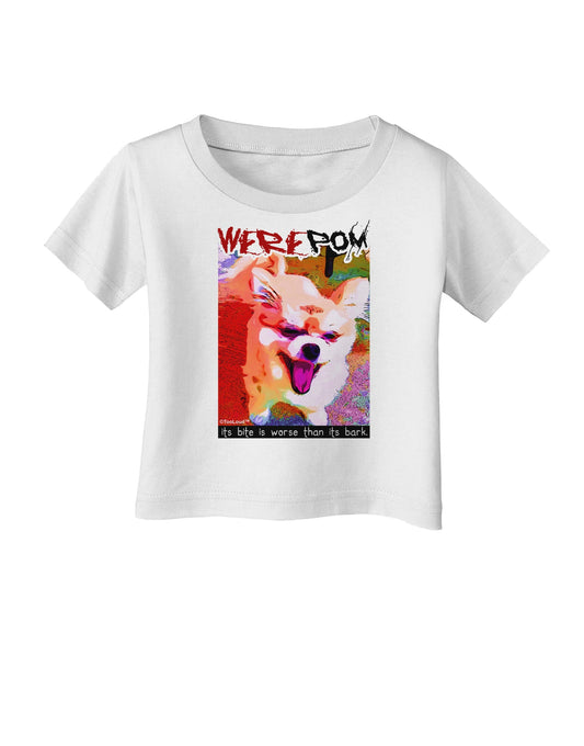 WerePom - Werewolf Pomeranian Infant T-Shirt by TooLoud-Infant T-Shirt-TooLoud-White-06-Months-Davson Sales