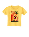 WerePom - Werewolf Pomeranian Toddler T-Shirt by TooLoud-Toddler T-Shirt-TooLoud-Yellow-2T-Davson Sales