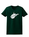 West Virginia - United States Shape Womens Dark T-Shirt-TooLoud-Forest-Green-Small-Davson Sales