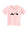 What Is Your Zombie Plan Toddler T-Shirt-Toddler T-Shirt-TooLoud-Light-Pink-2T-Davson Sales