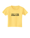 What Is Your Zombie Plan Toddler T-Shirt-Toddler T-Shirt-TooLoud-Daffodil-Yellow-2T-Davson Sales