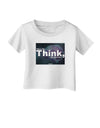 What We Think Buddha Infant T-Shirt-Infant T-Shirt-TooLoud-White-06-Months-Davson Sales