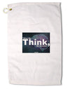 What We Think Buddha Premium Cotton Golf Towel - 16 x 25 inch-Golf Towel-TooLoud-16x25"-Davson Sales