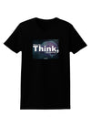 What We Think Buddha Womens Dark T-Shirt-Womens T-Shirt-TooLoud-Black-X-Small-Davson Sales