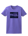 What We Think Buddha Womens T-Shirt-Womens T-Shirt-TooLoud-Violet-X-Small-Davson Sales