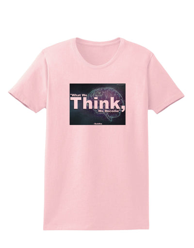 What We Think Buddha Womens T-Shirt-Womens T-Shirt-TooLoud-PalePink-X-Small-Davson Sales