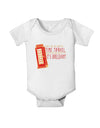 What do we want Time Travel When do we want it Its Irrelevant Baby Romper Bodysuit-Baby Romper-TooLoud-White-06-Months-Davson Sales