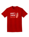 What's Shakin' Bacon Adult Dark T-Shirt-Mens T-Shirt-TooLoud-Red-Small-Davson Sales