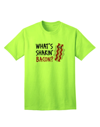 What's Shakin' Bacon - Premium Adult T-Shirt Collection-Mens T-shirts-TooLoud-Neon-Green-Small-Davson Sales