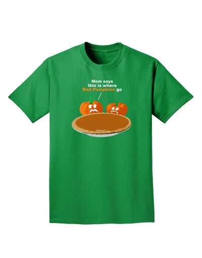 Where Bad Pumpkins Go Adult Dark T-Shirt-Mens T-Shirt-TooLoud-Kelly-Green-Small-Davson Sales