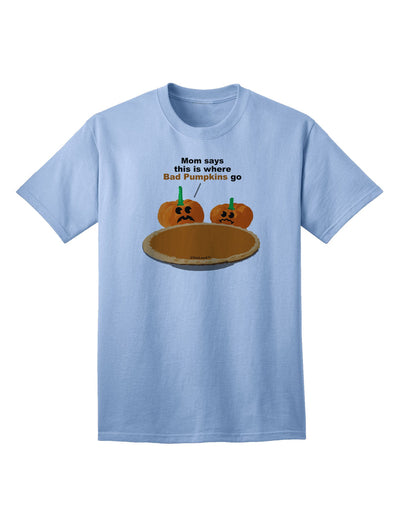 Where Bad Pumpkins Go Adult T-Shirt-Mens T-Shirt-TooLoud-Light-Blue-Small-Davson Sales