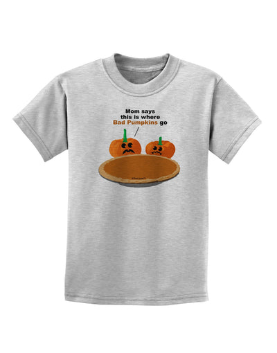 Where Bad Pumpkins Go Childrens T-Shirt-Childrens T-Shirt-TooLoud-AshGray-X-Small-Davson Sales