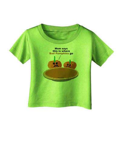 Where Bad Pumpkins Go Infant T-Shirt-Infant T-Shirt-TooLoud-Lime-Green-06-Months-Davson Sales